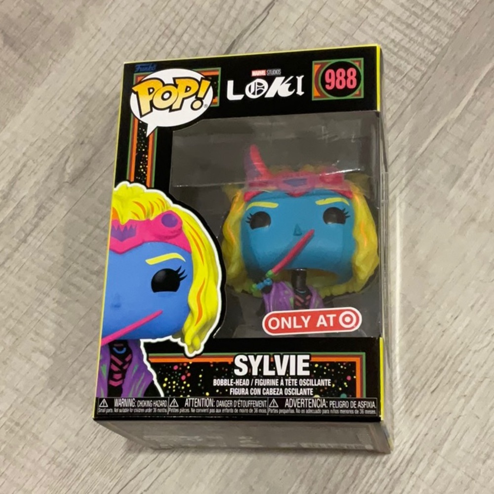 Loki Sylvie Black Light Funko Pop